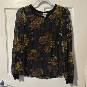 A New Day cute floral top